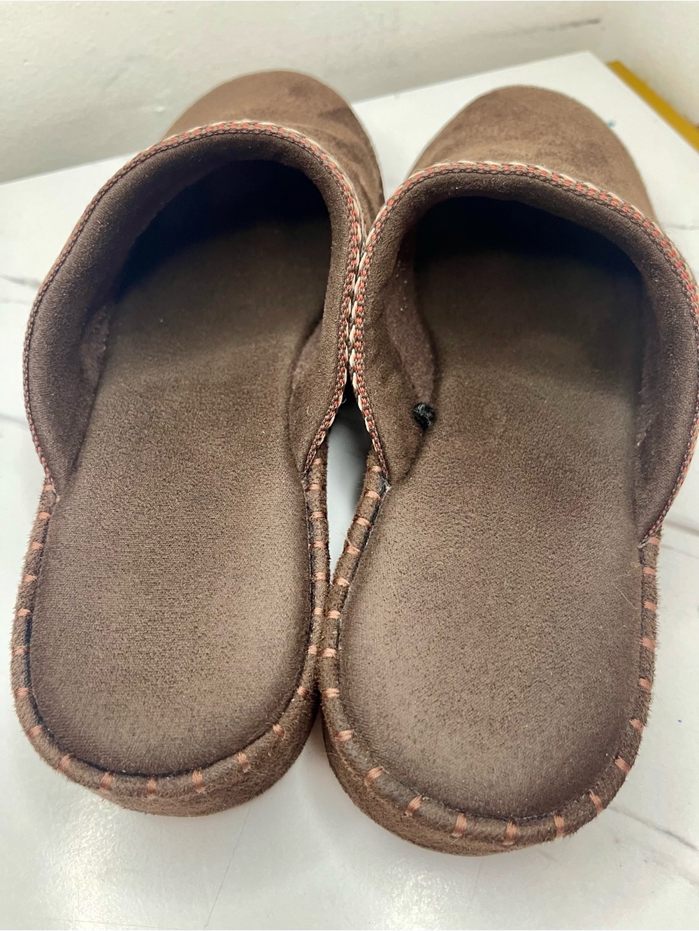 Skechers Brown Chocolate Suede Slip-On Clog Mule with Braided Trim Size 8 - Picture 9 of 13
